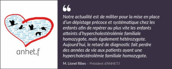 Hypercholestérolémie familiale homozygote - association