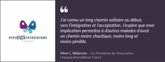 Hypoparathyroïdie - association patient