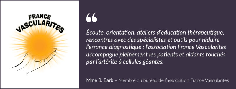 La parole aux patients atteints l’artérite à cellules géantes