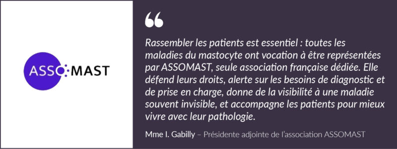 La parole aux patients atteints des mastocytoses