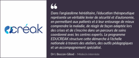 La prise en charge de l’angiœdème héréditaire
