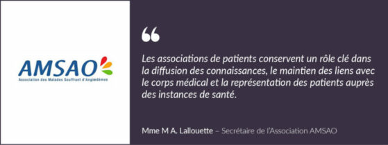 La parole aux patients atteints de l’angiœdème héréditaire